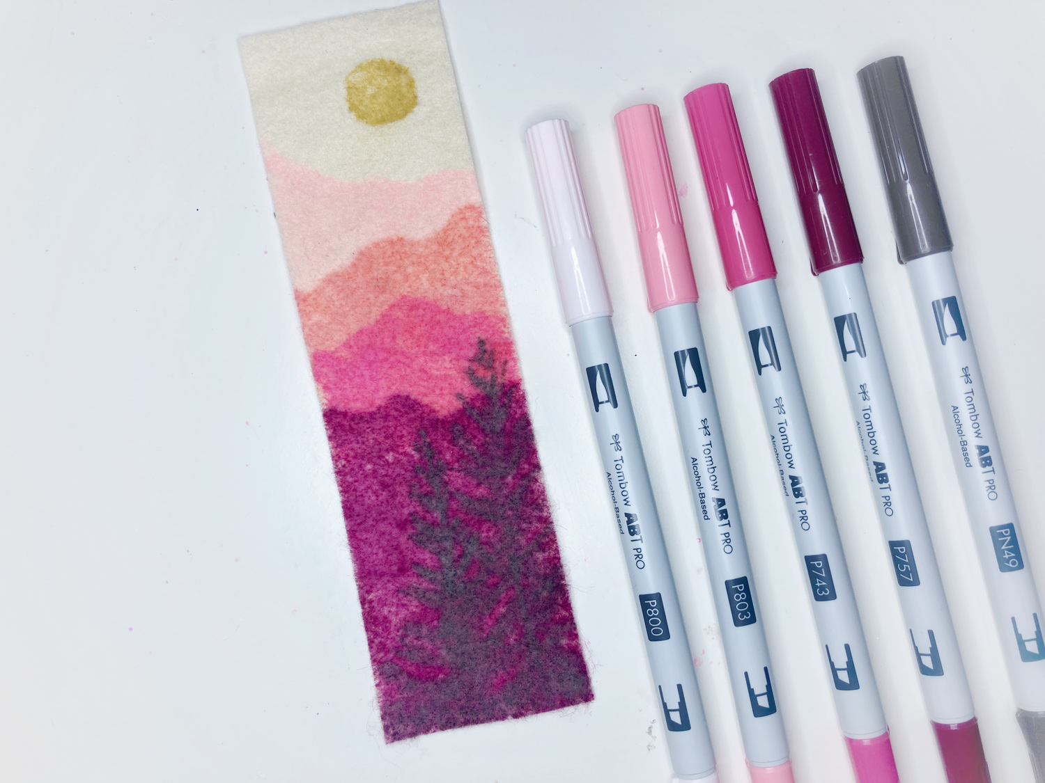 DIY Felt Bookmarks - Tombow USA Blog