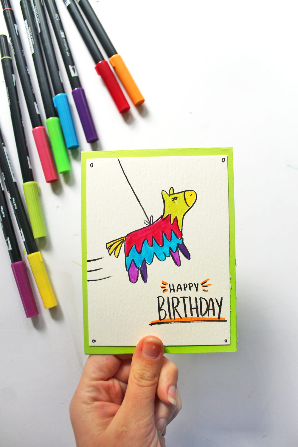 3 Birthday Cards You Can Make in Under 5 Minutes - Tombow USA Blog