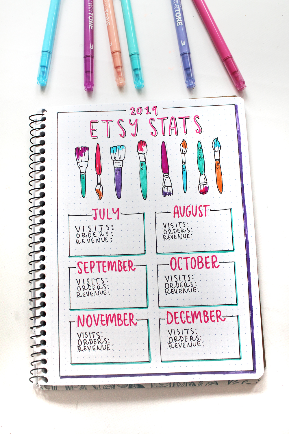 Make Your Own Book Tracker - Tombow USA Blog