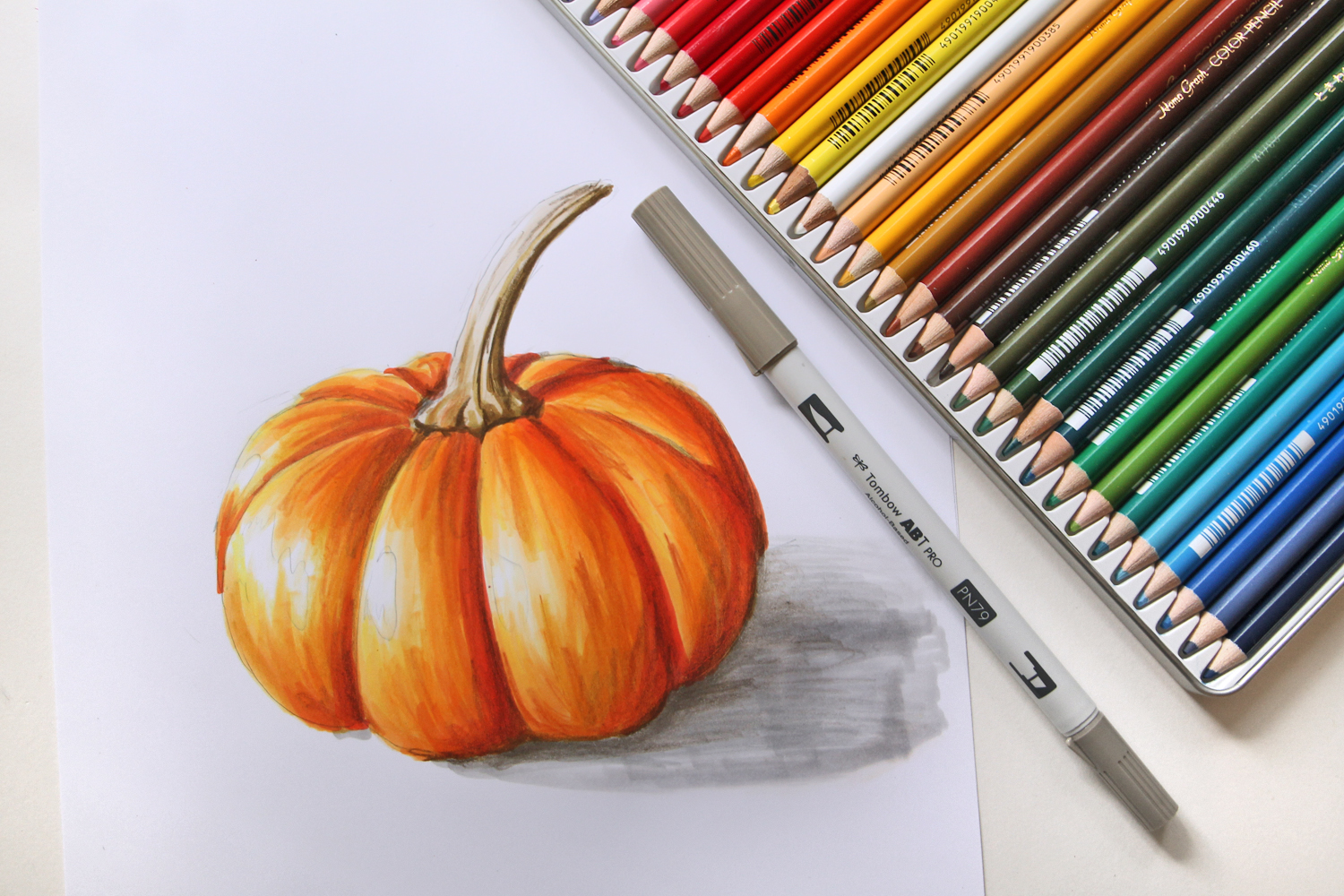 How to Draw a Realistic Pumpkin LaptrinhX / News