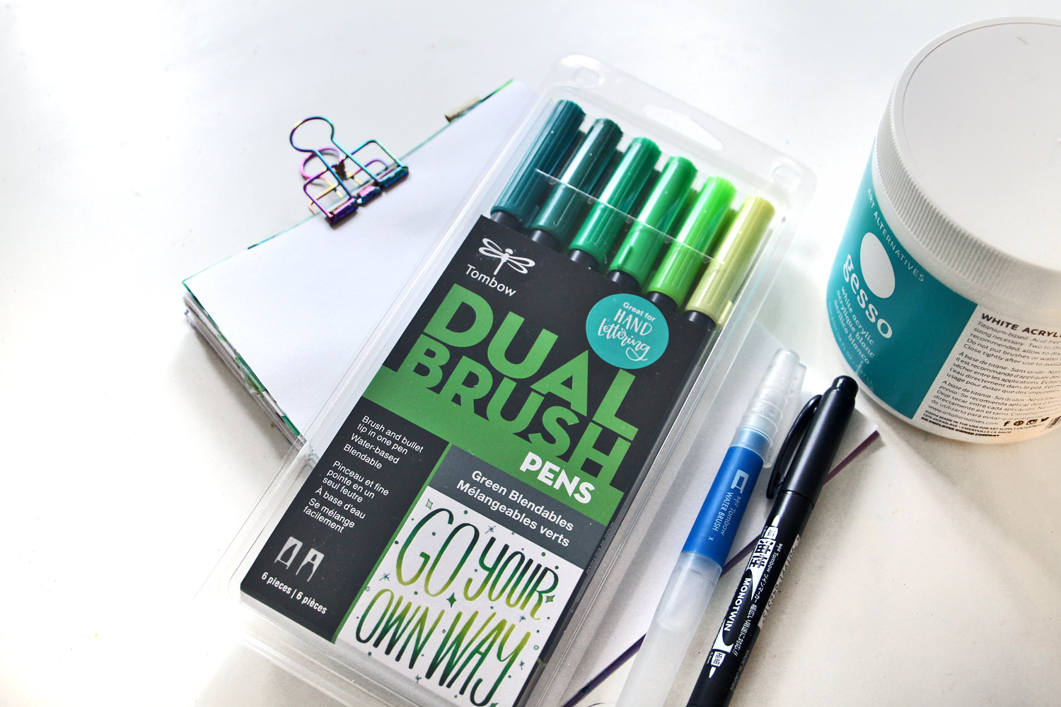 Tombow Dual Brush Pen Set, Tropical