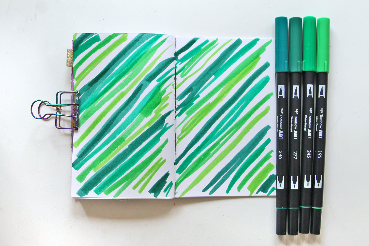 DIY Tropical Art Journal - Tombow USA Blog