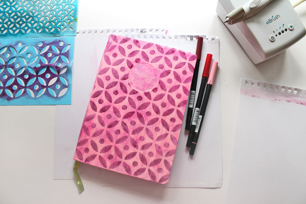 DIY Mixed Media Planner Cover with @studiokatie, @tombowusa, & @passionplanner. #tombowusa