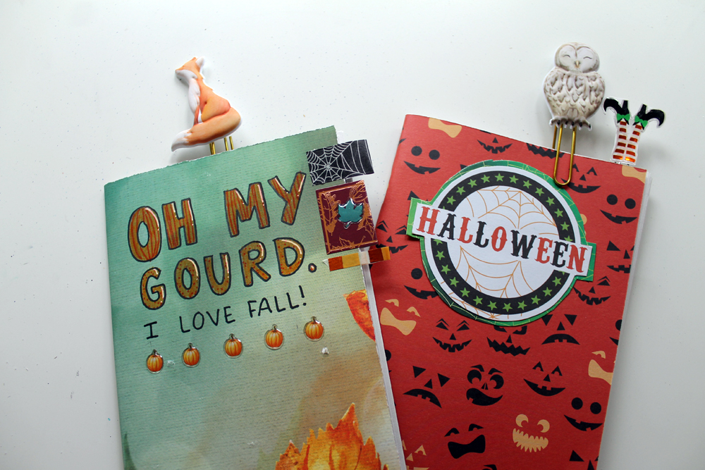 Create Autumn Inserts for you Traveler's Notebook! Tutorial by Katie Smith for @tombowusa