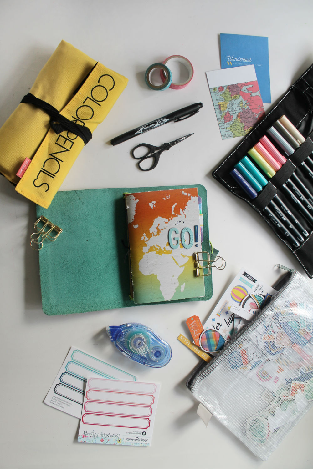 Create Your Own Travel Journal Art Kit - A Supply List — Graphic Designer