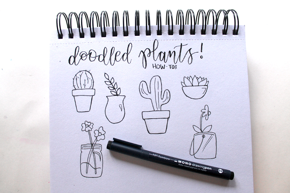 How to Doodle: 6 Plants to Draw! - Tombow USA Blog