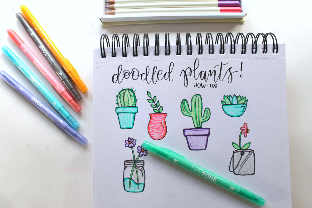 How to Doodle: 6 Plants to Draw! - Tombow USA Blog