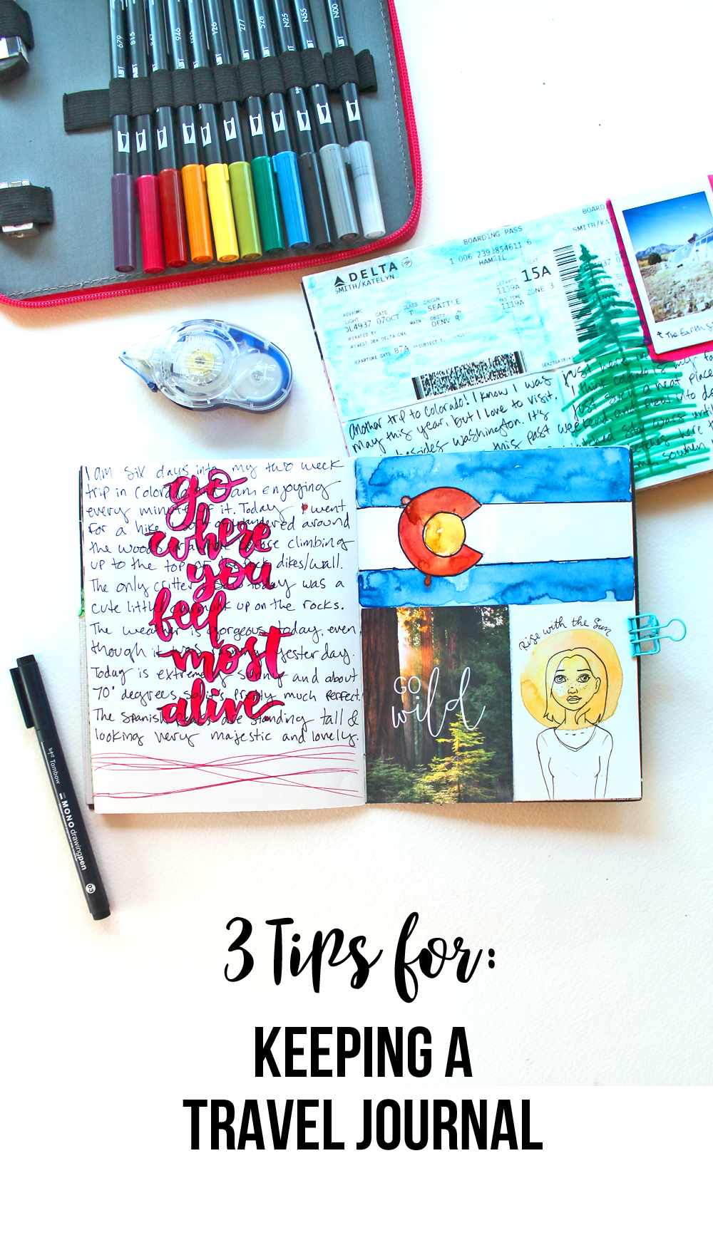 5 tips for your travel journal