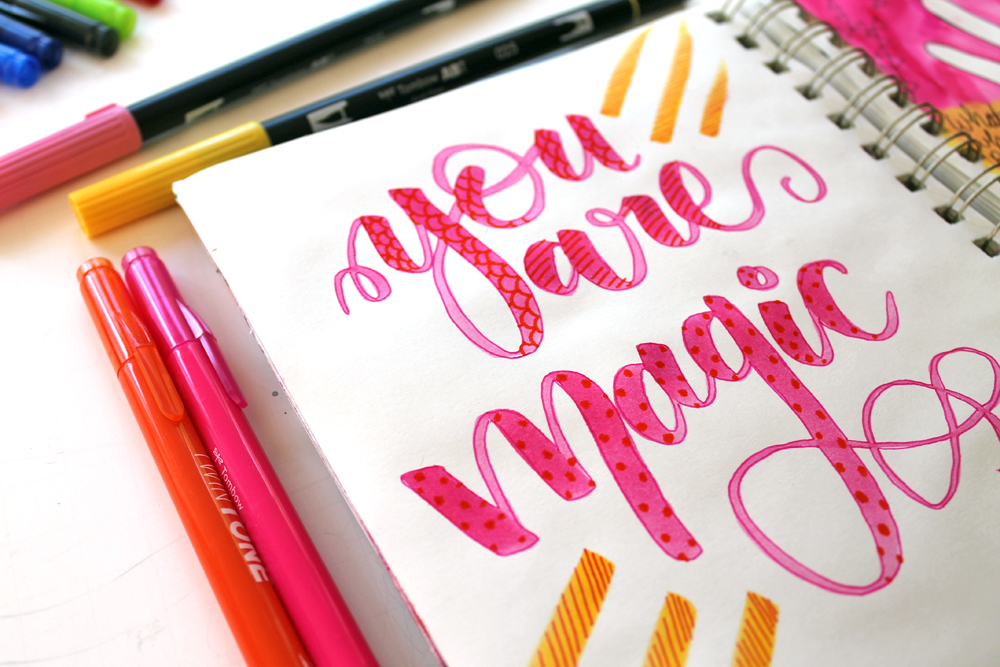 Learn how you can use Tombow's Brand New TwinTone Dual Tip Markers in your art journal and other paper crafts using this tutorial by Katie Smith!