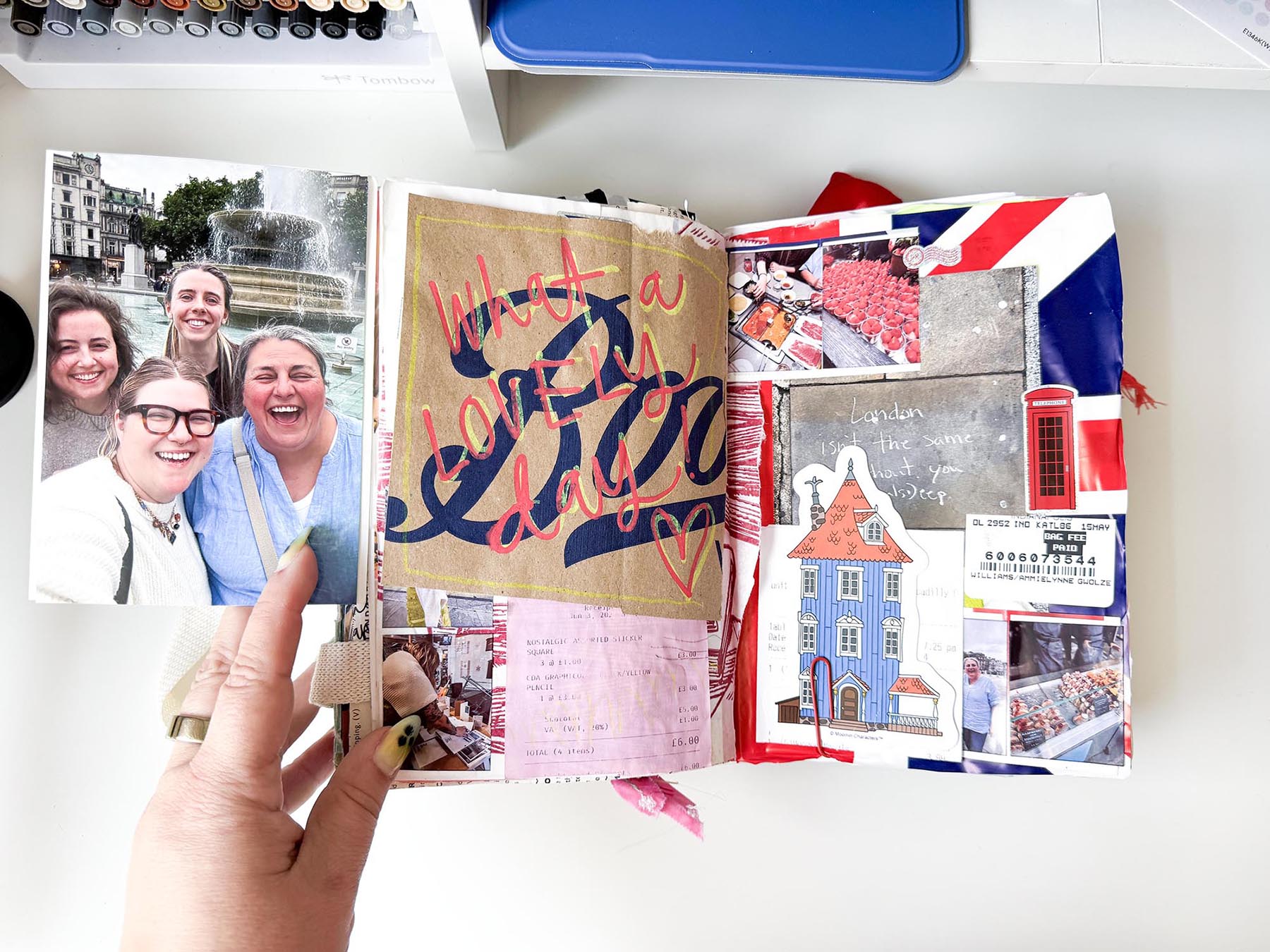 Learn junk journaling in this interactive workshop from Tombow