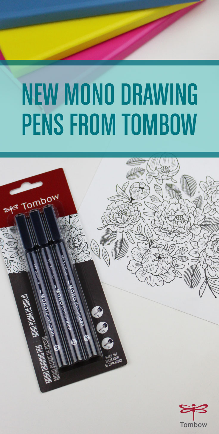 Introducing Tombow's MONO Drawing Pen! This drawing pen comes in 3 tip sizes and is perfect for art, illustration, lettering and journaling.