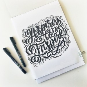 Lettering Week: Big, Bold And Colorful Lettering With Maia! - Tombow 