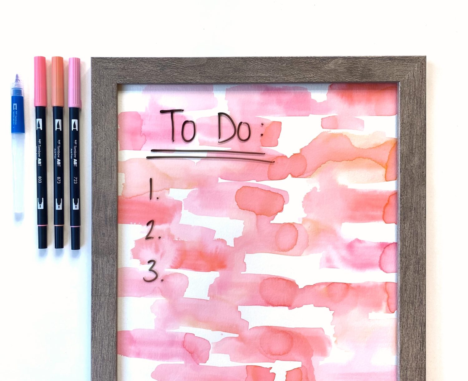 Make Your Own Whiteboard by Jessica Mack on behalf of Tombow