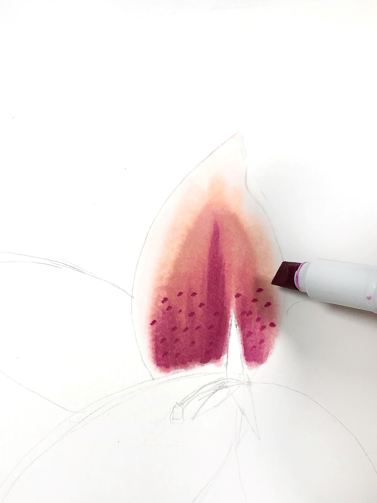 Create A Lily With Tombow's New ABT PRO Markers and @aheartenedcalling #tombow