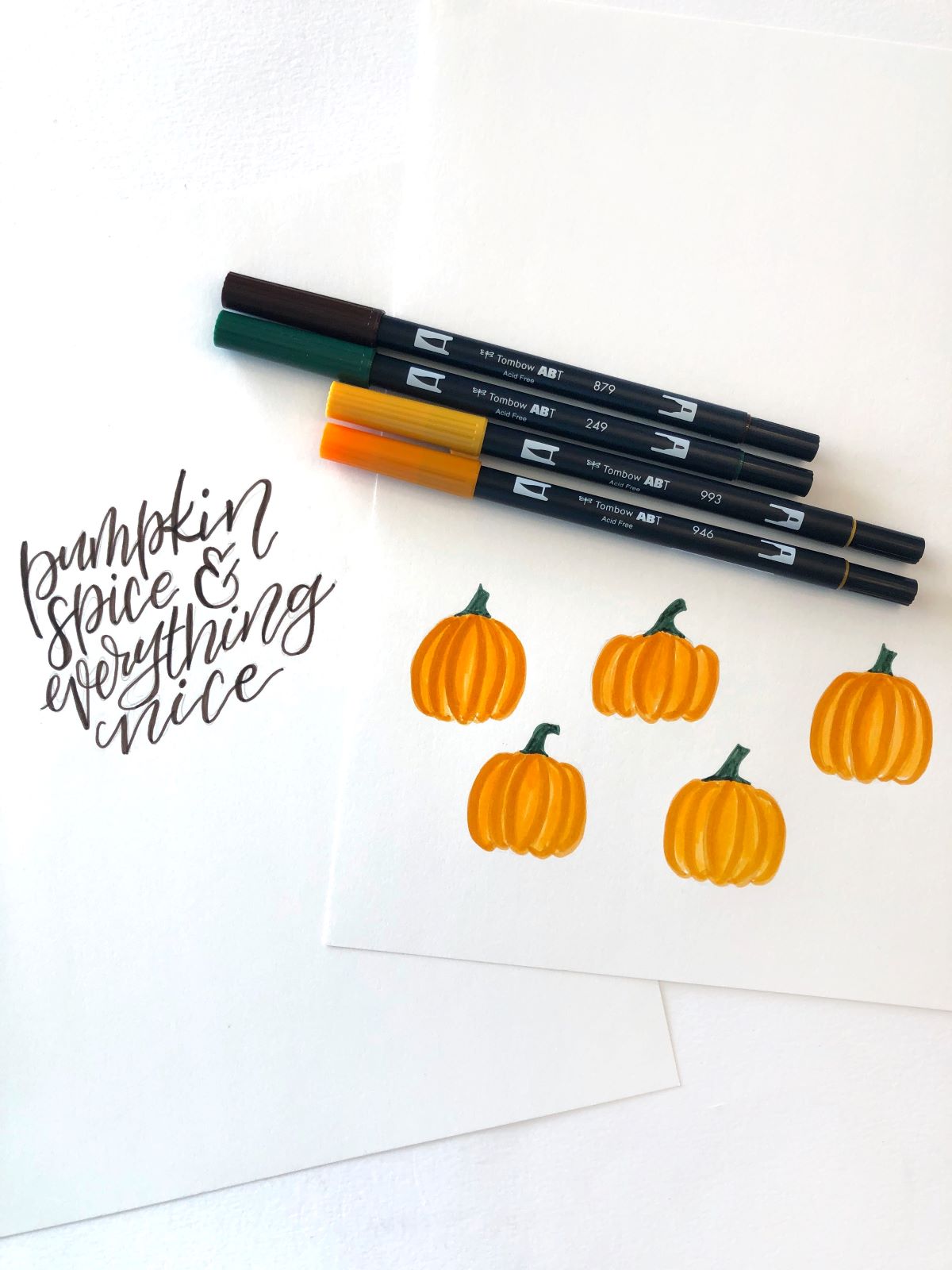 Create Floating Pumpkins with @aheartenedcalling and Tombow's Foam Tape! #tombow