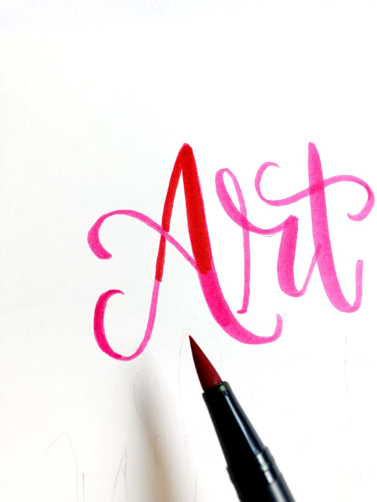 Create Pop Art Inspired Lettering with @tombowusa and @aheartenedcalling. #tombow #lettering