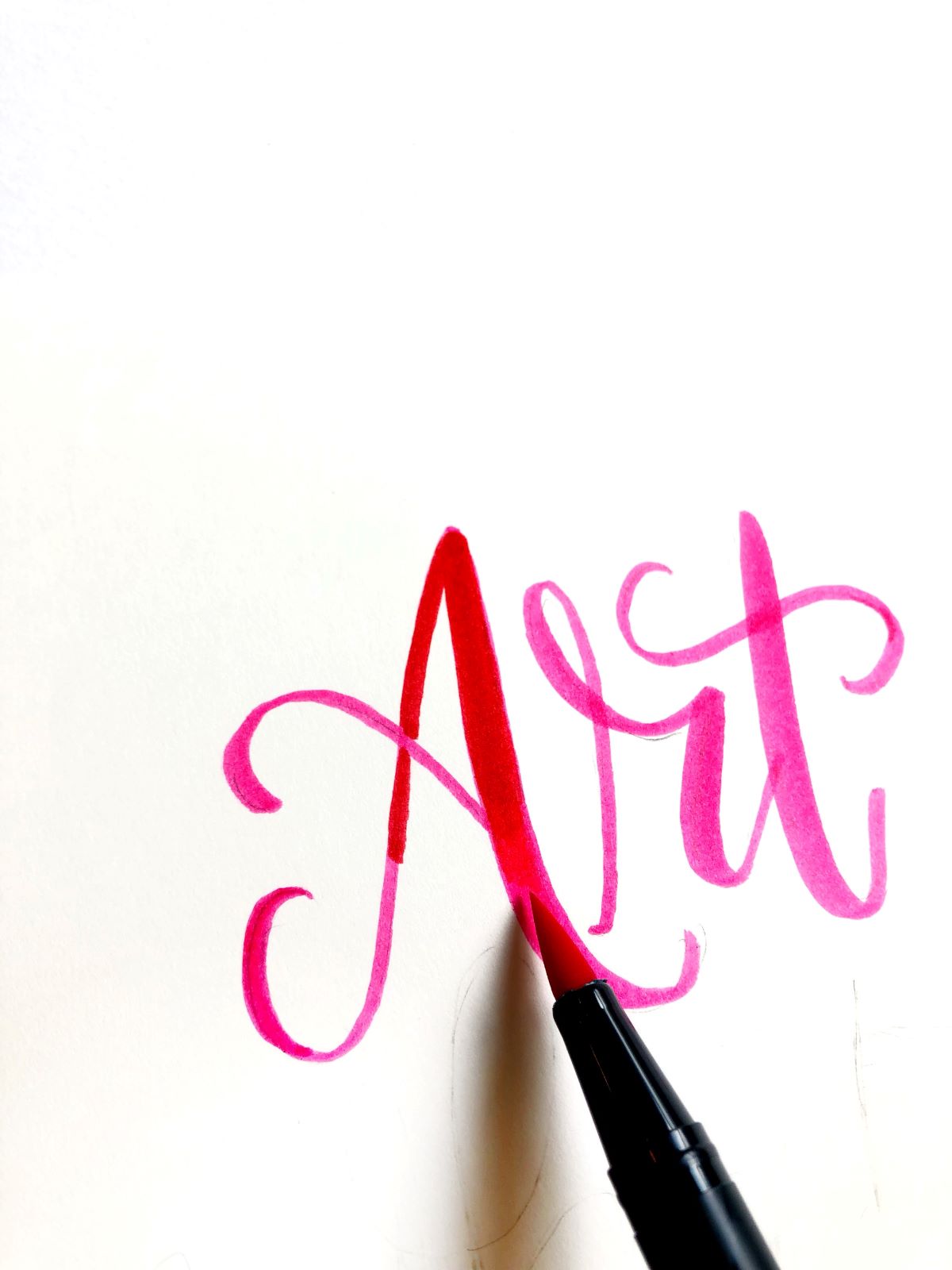 Create Pop Art Inspired Lettering with @tombowusa and @aheartenedcalling. #tombow #lettering