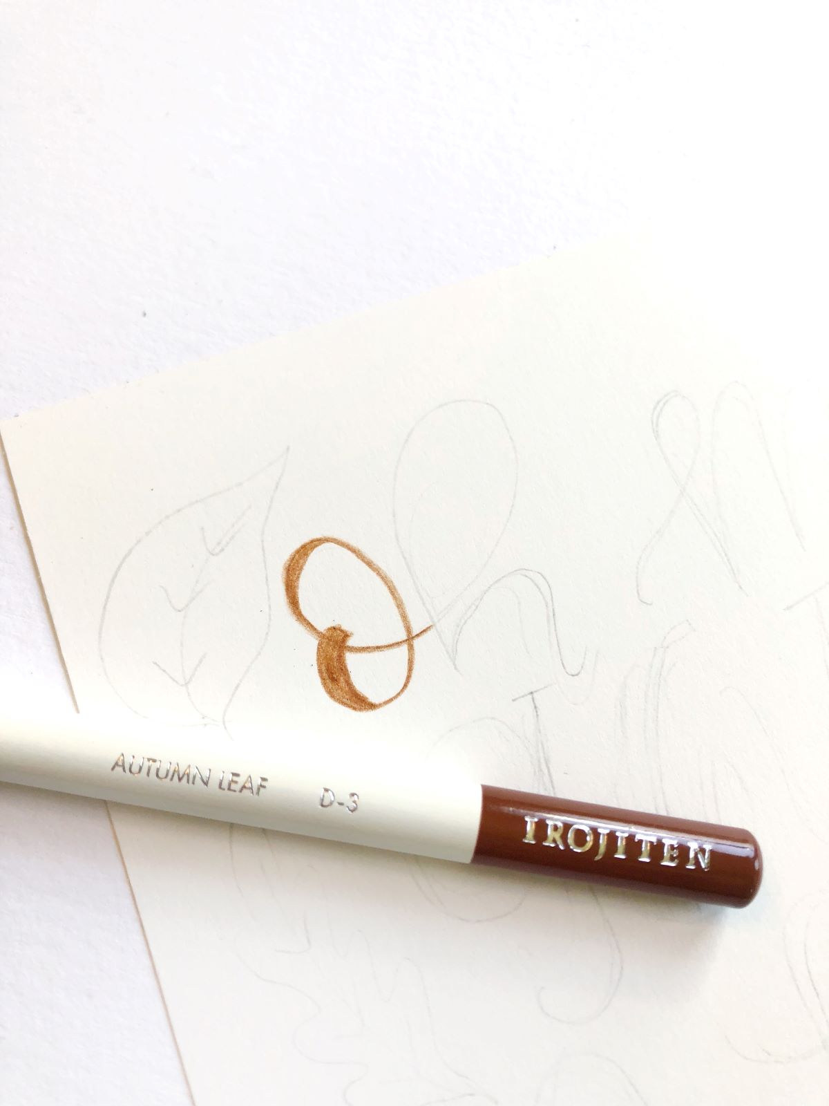 Letter An Autumn Pun with Tombow Irojiten Pencils and @aheartenedcalling #tombow #irojiten