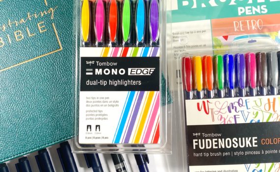 Bible Journaling With @tombow and @aheartenedcalling #tombow #biblejournaling