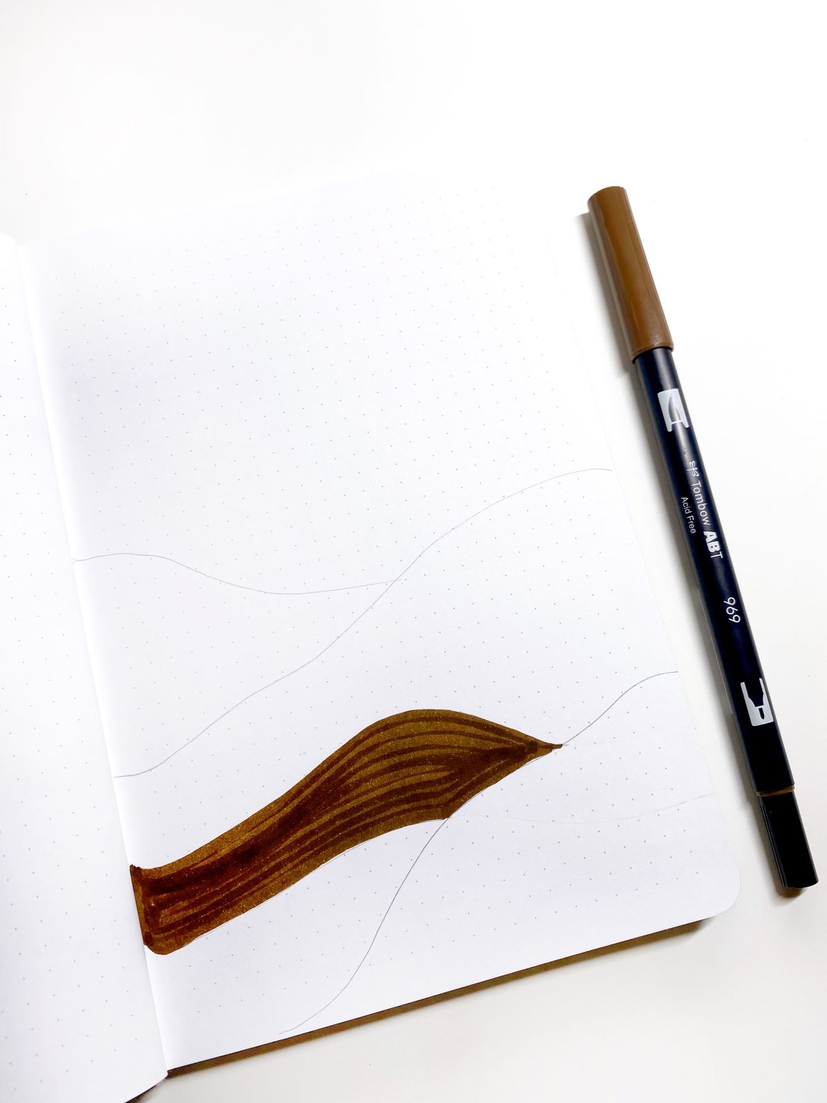 Create a Coffee Inspired Art Journal Page With Tombow! #tombow #artjournal