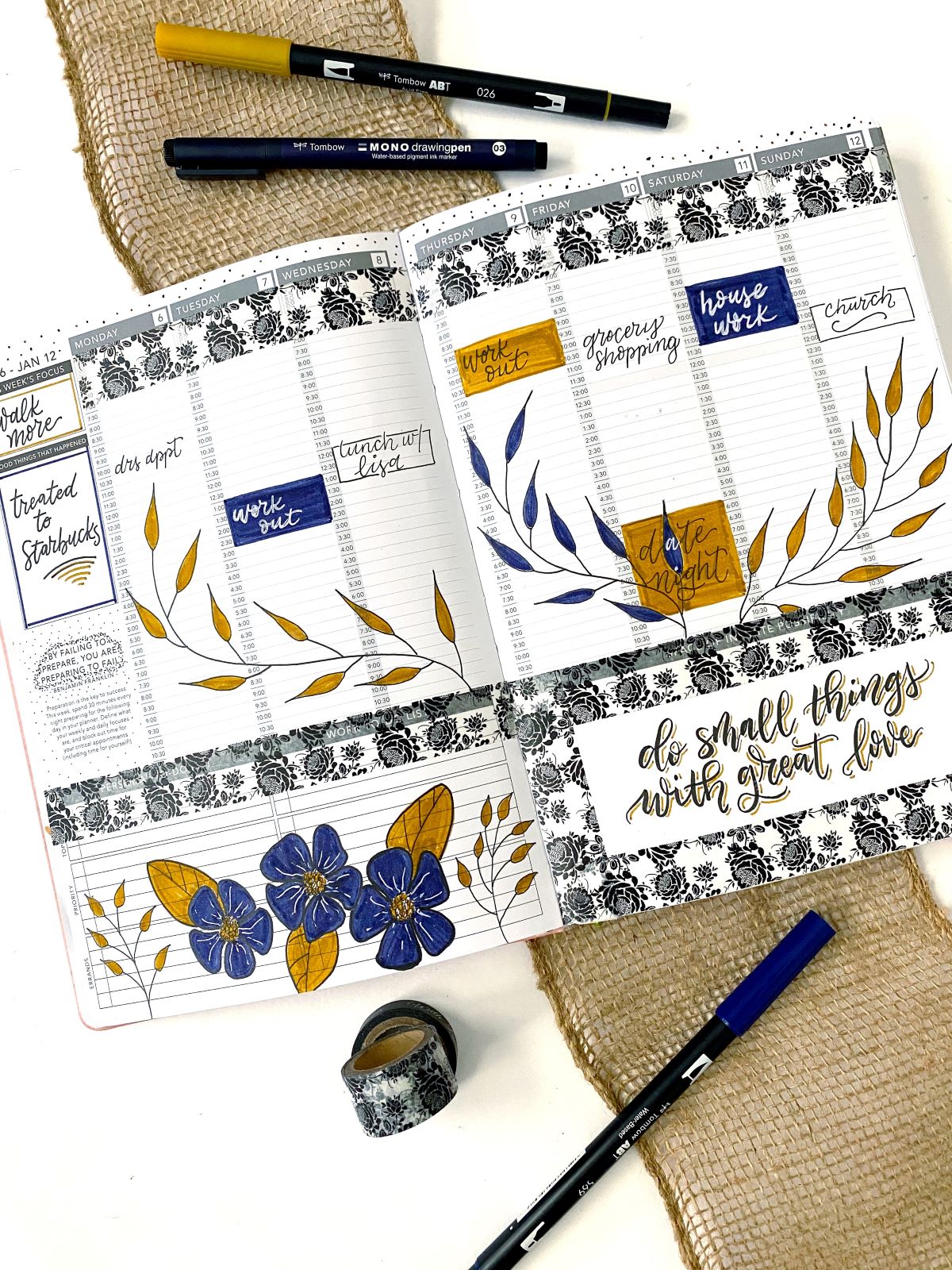Create Three Layout Themes For Your Passion Planner with @tombowusa and @aheartenedcalling #tombow #plannerfor 