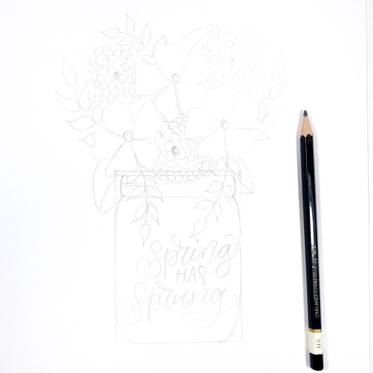 Create Loose Sketchy Spring Florals with @tombowusa and @aheartenedcalling