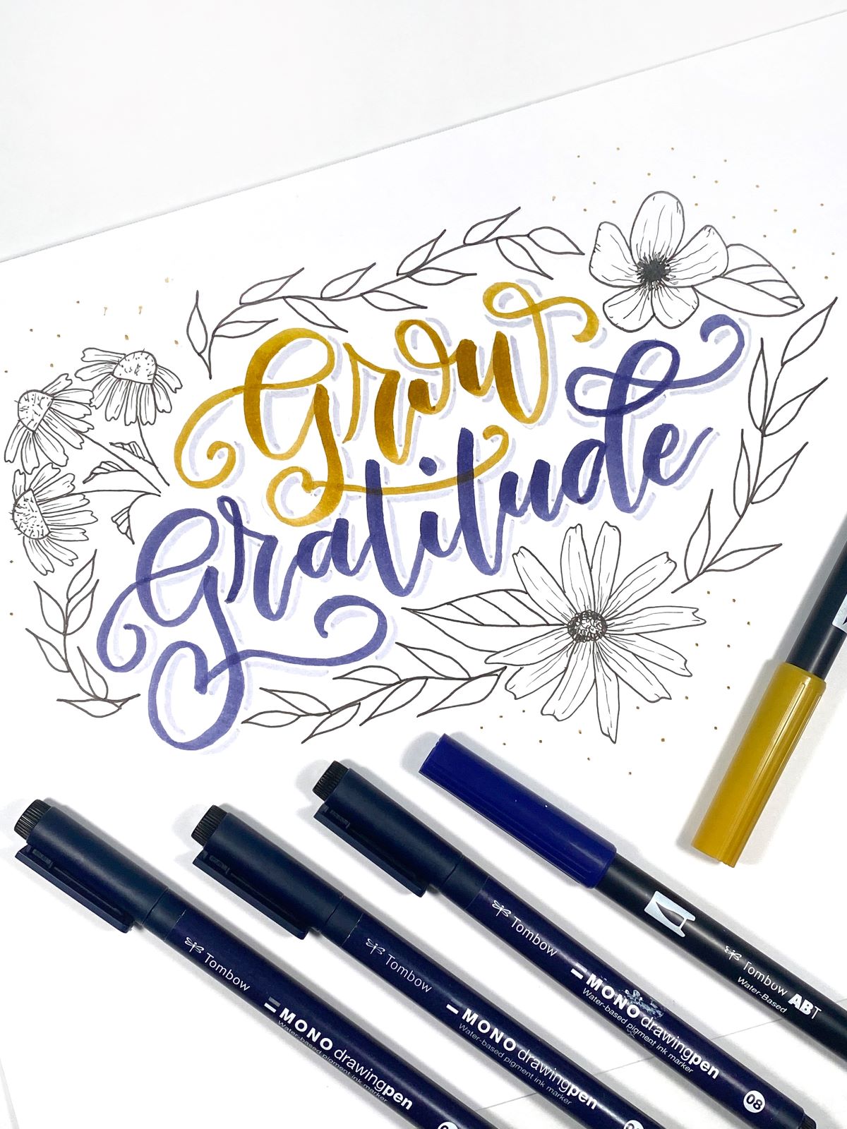 Tombow's Top 5 Tools For Lettering! #tombow #lettering