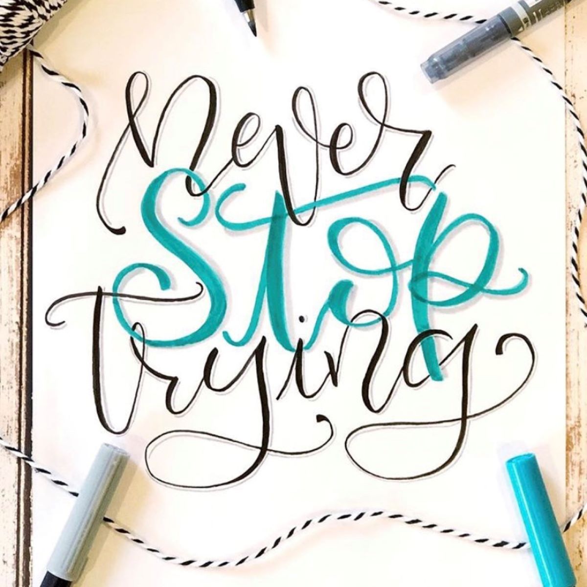 Create Blended Bubble Letters with @tombowusa and @aheartenedcalling #tombow