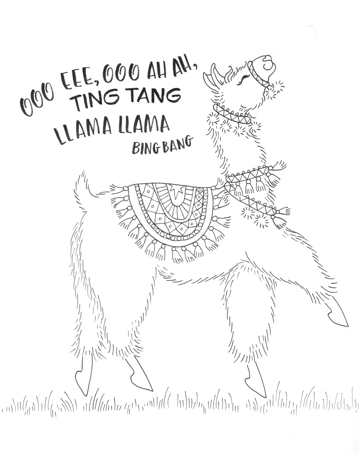 Free Printable Llama Llama Coloring Pages Llama Llama Playing Toys