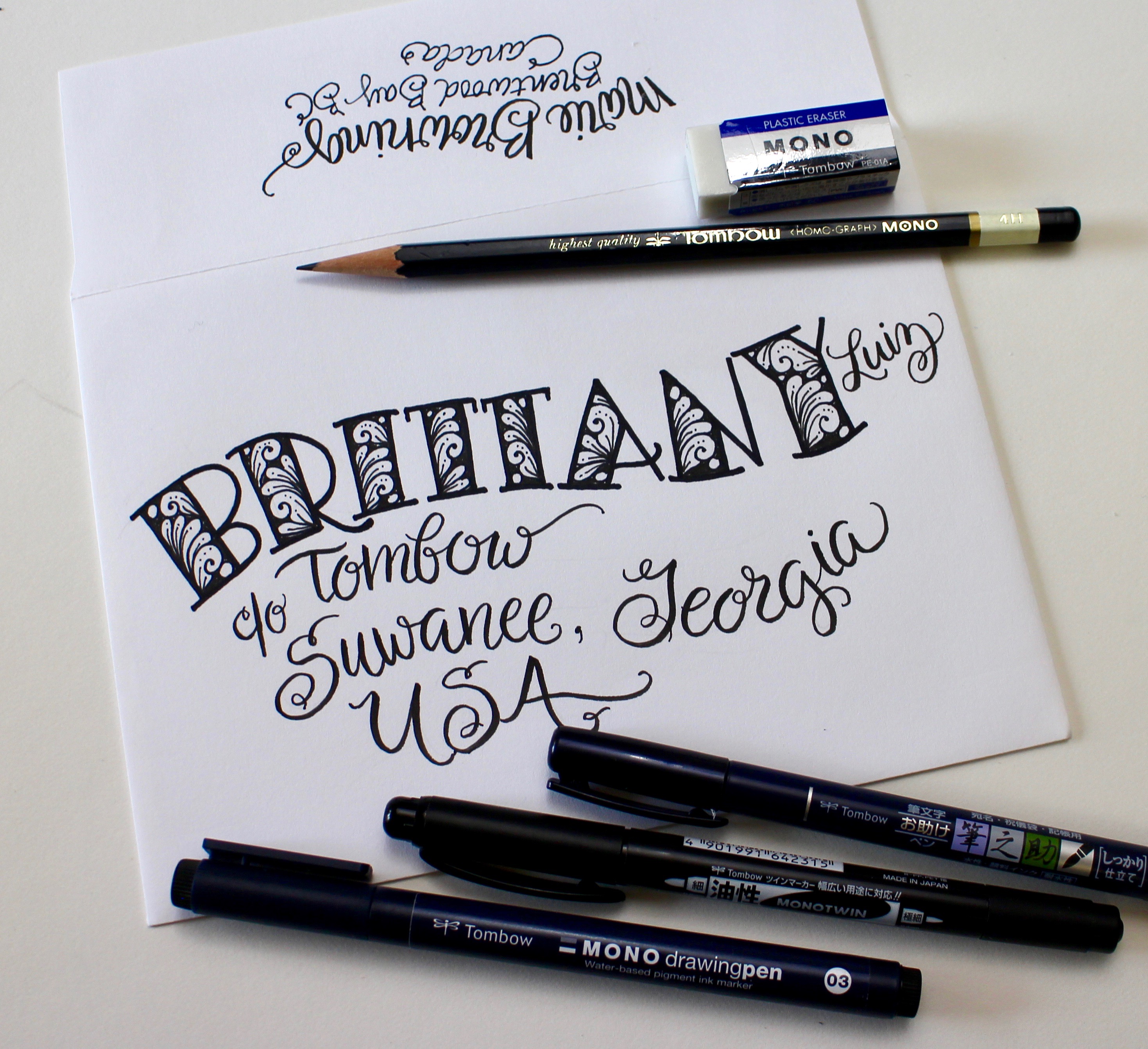 Lettering with the Tombow Beginners Lettering Set - Tombow USA Blog