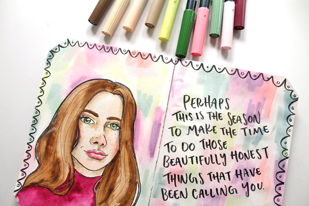 Mixed Media Sketching Using Colored Pencils - Tombow USA Blog