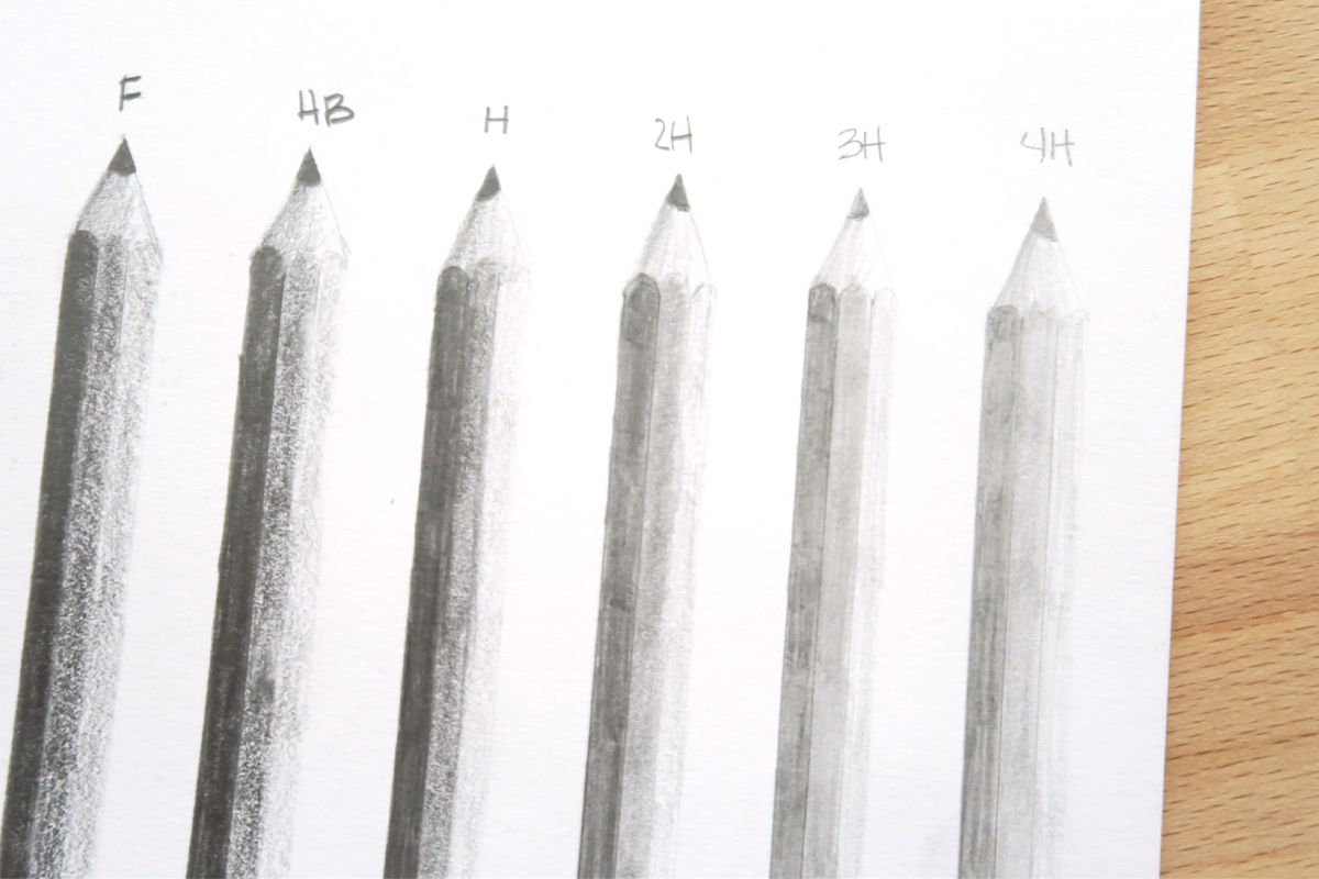 drawings of pencils