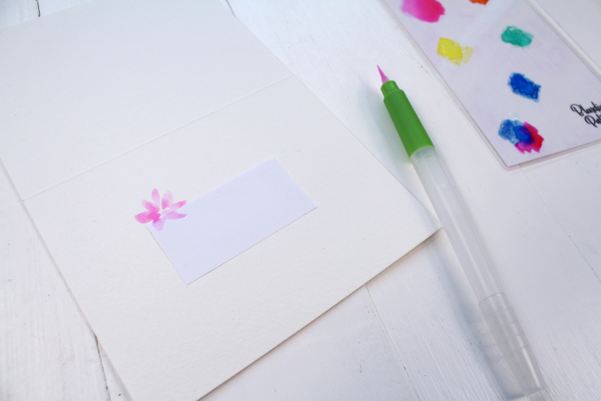 Watercolor Greeting Card - Tombow USA Blog