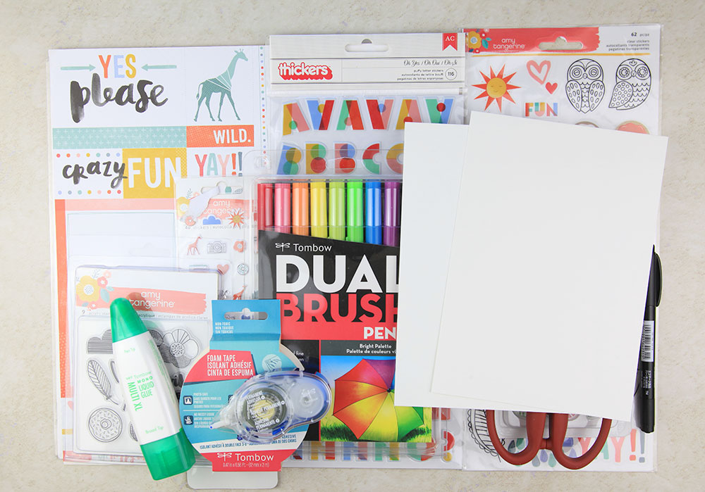 DIY Mini Scrapbook Layouts - Tombow USA Blog