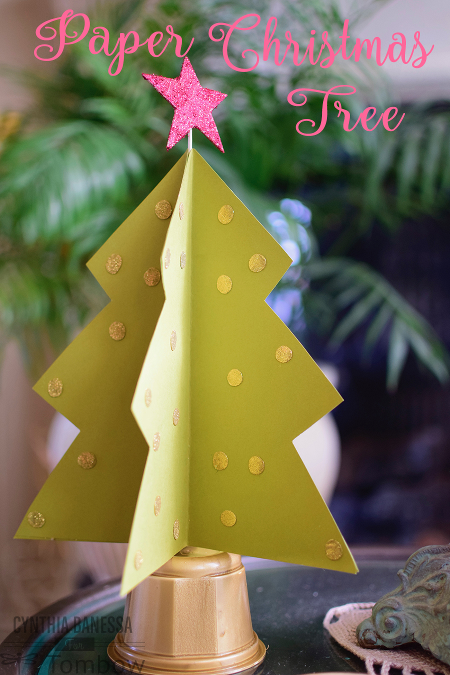 Paper Craft Christmas Tree - Tombow USA Blog