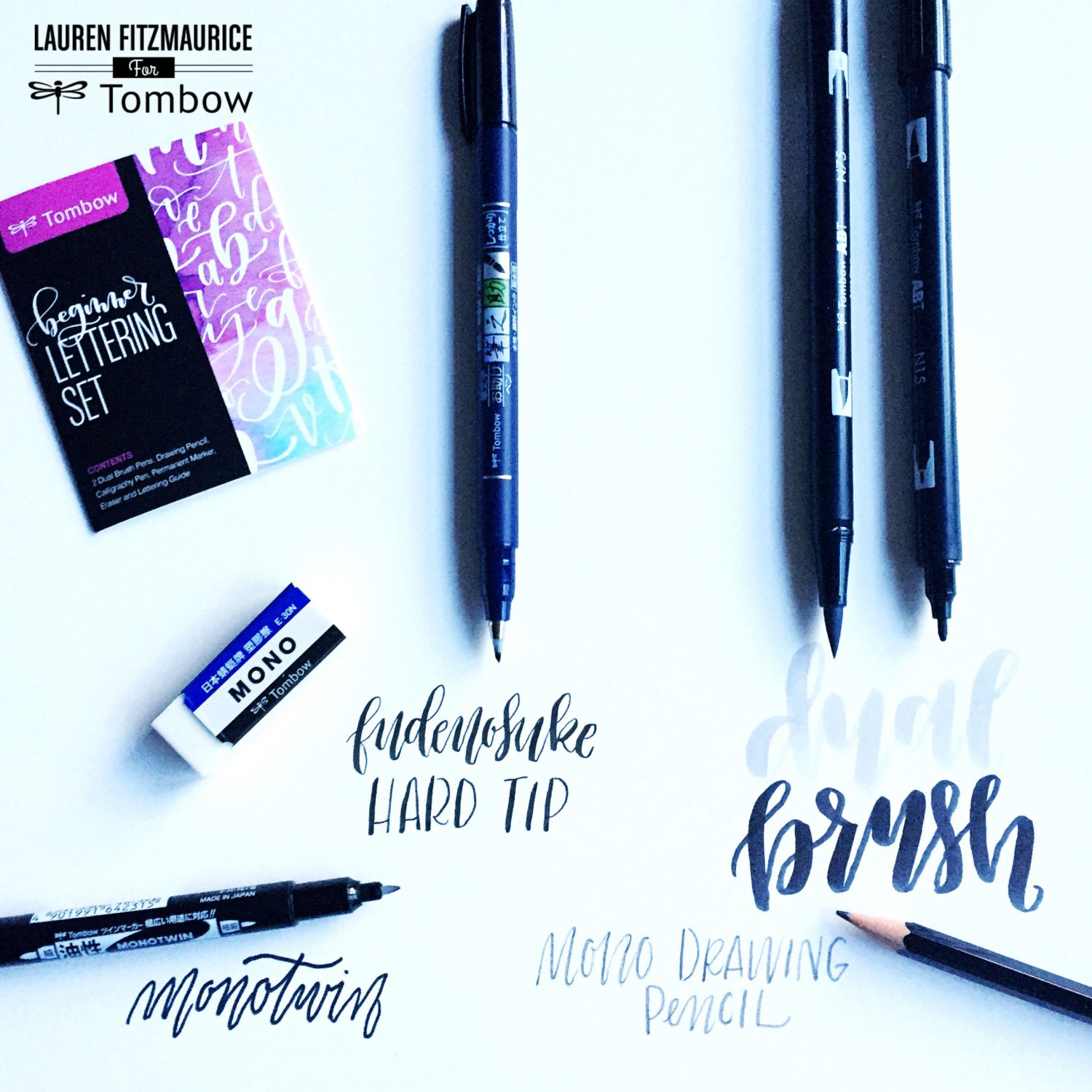 In my toolbox: A review of five brush calligraphy pens