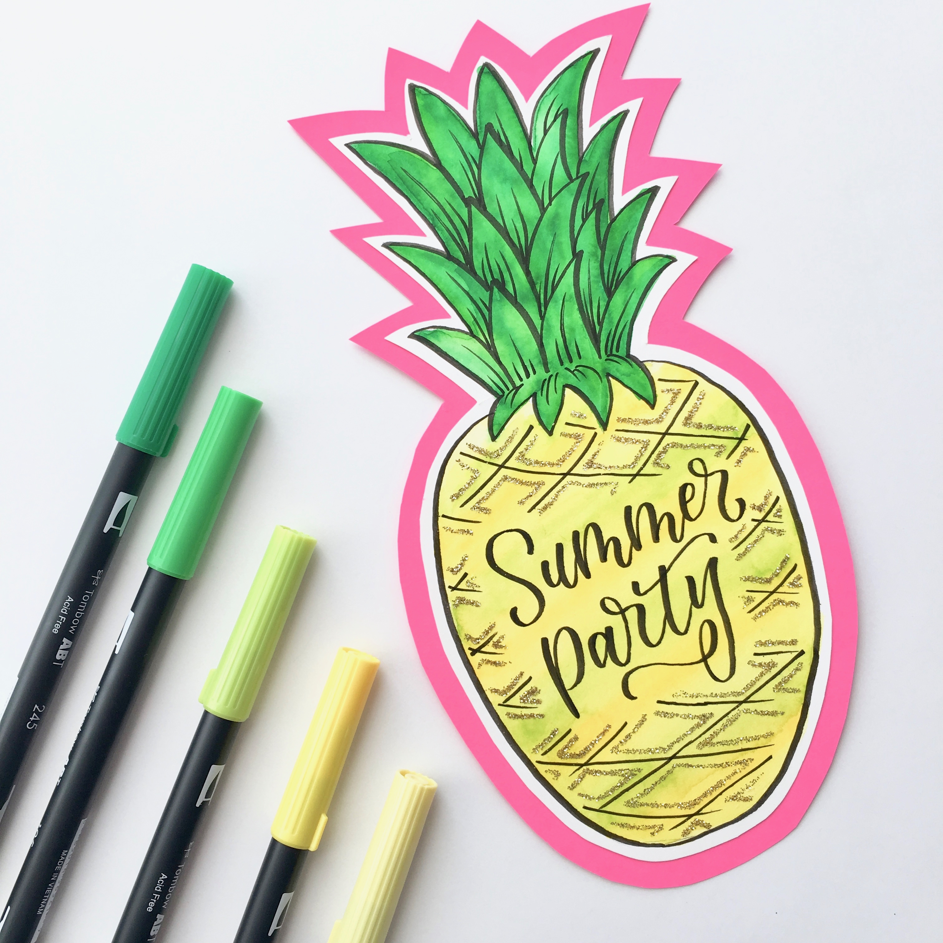 Pineapple Summer Invite - Adrienne12