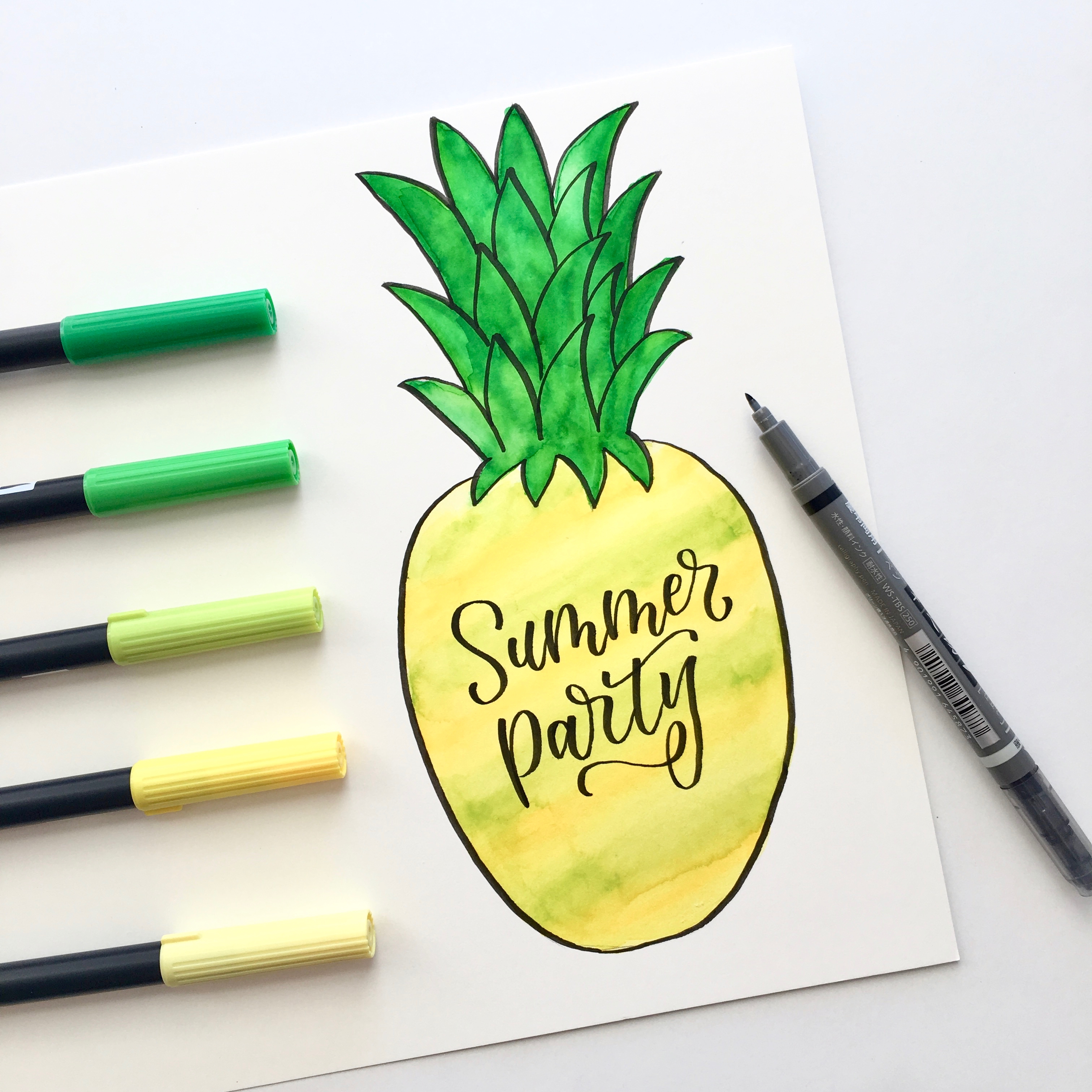 Pineapple Summer Invite - Adrienne6