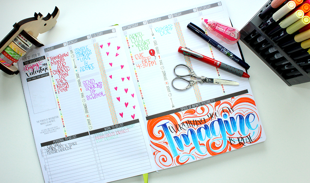 Simple Drawing Idea for your Planner - Tombow USA Blog