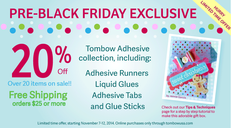Tombow Pre Black Friday Sale