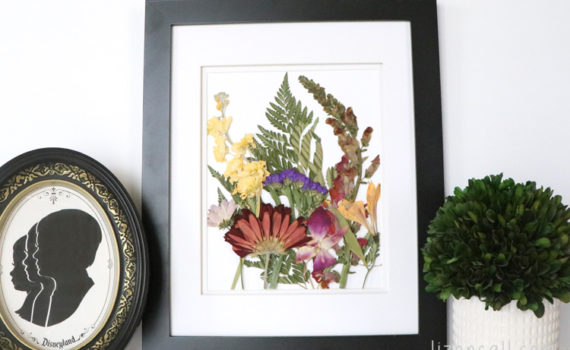 Easy Pressed flower art