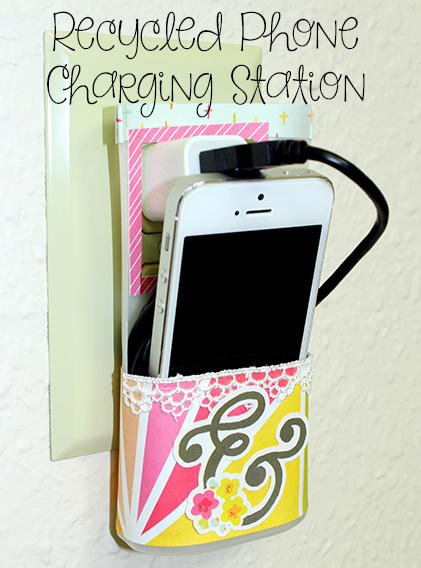 Recycled Phone Charging Station 