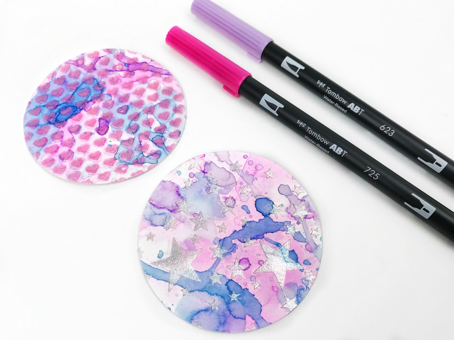 Artist Trading Coins Tutorial @serena_bee #tombowusa #dualbrushpens #artisttradingcoins