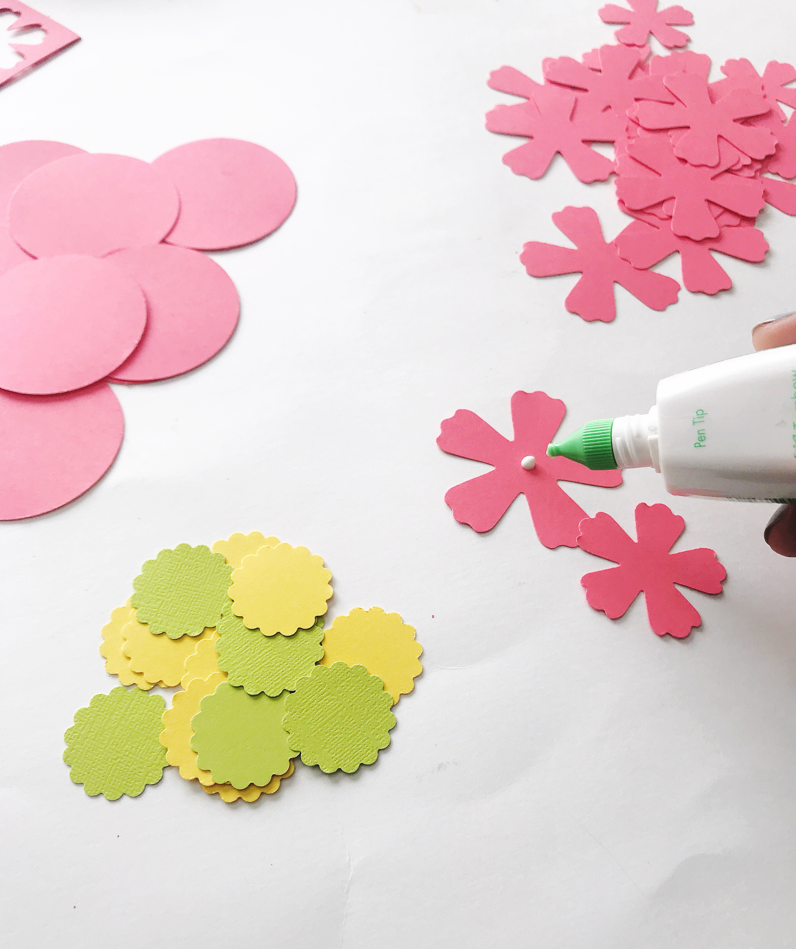 DIY Tiny Paper Flowers, Flower Making