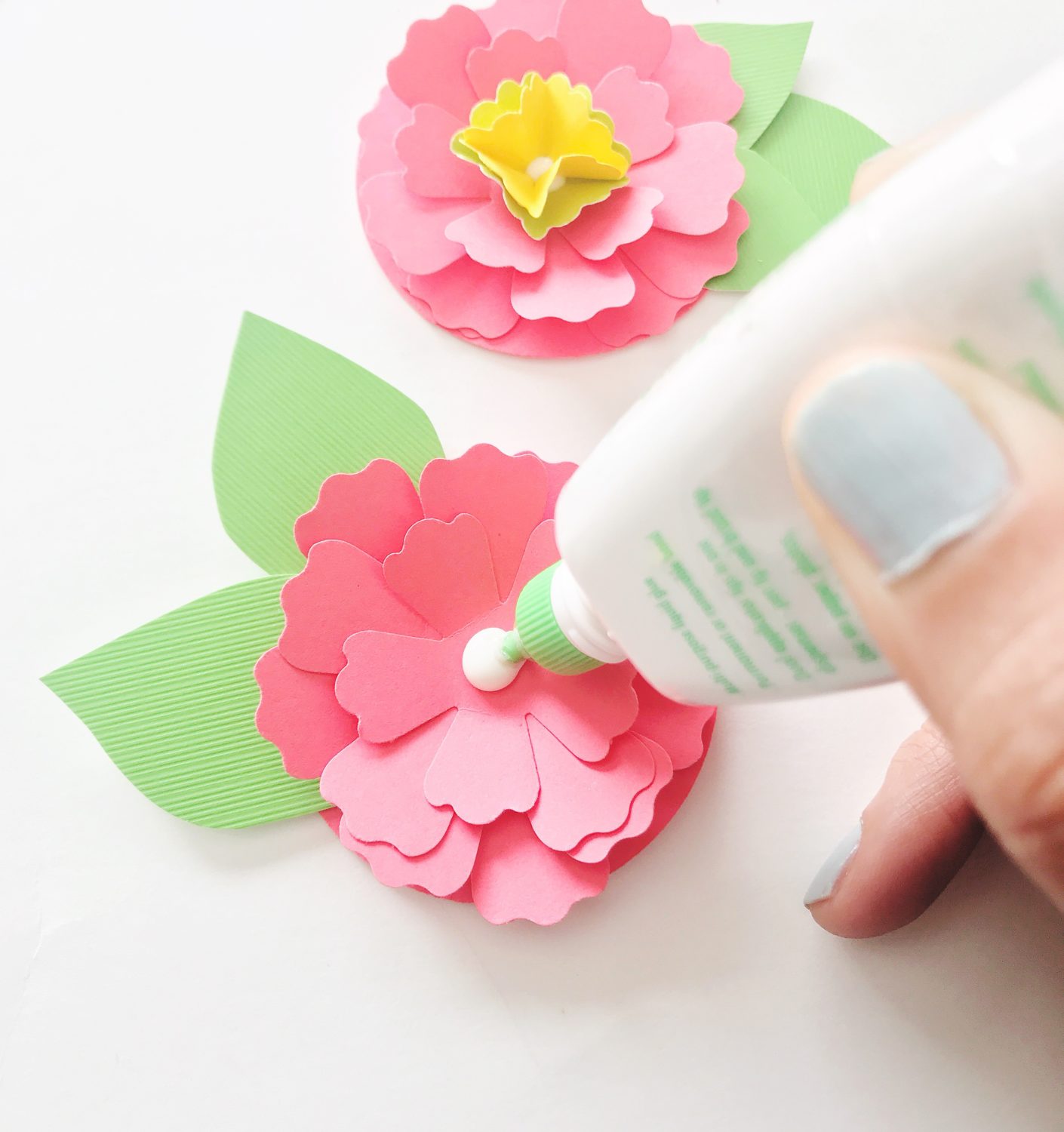 Small Paper flower tutorial