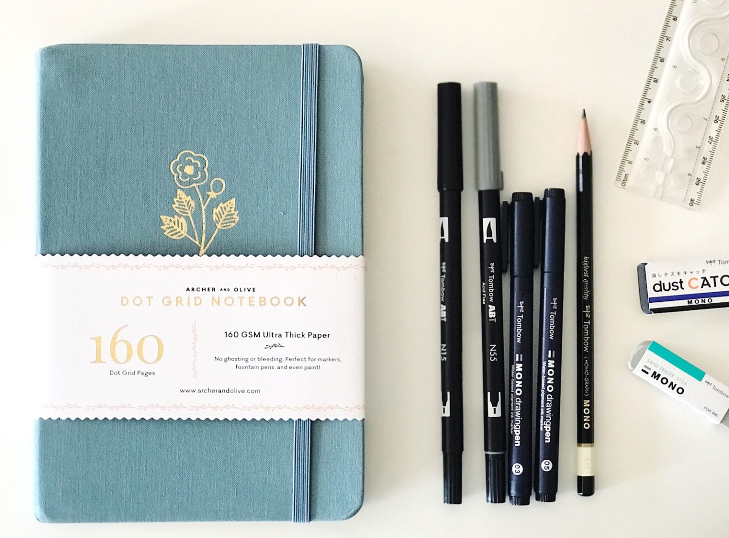 Smitha Katti Archer Olive dot journaling ideas