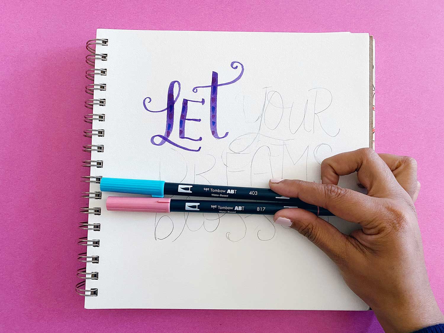 3 Ways to Style Your Lettering Photos with Scrapbooking Supplies - Tombow  USA Blog