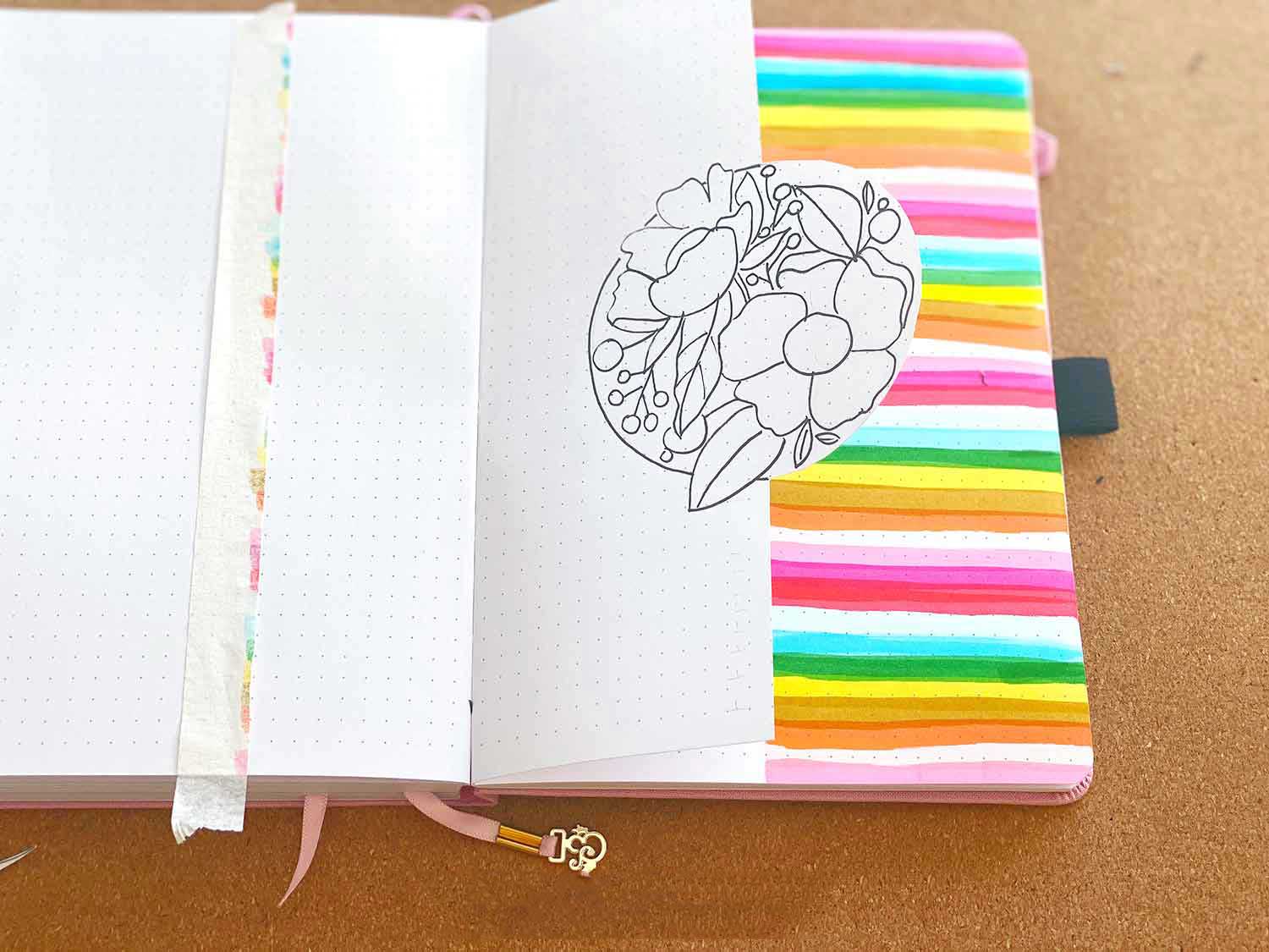 Step by Step Zentangle Tutorial  Sketchbook Cover Ideas 