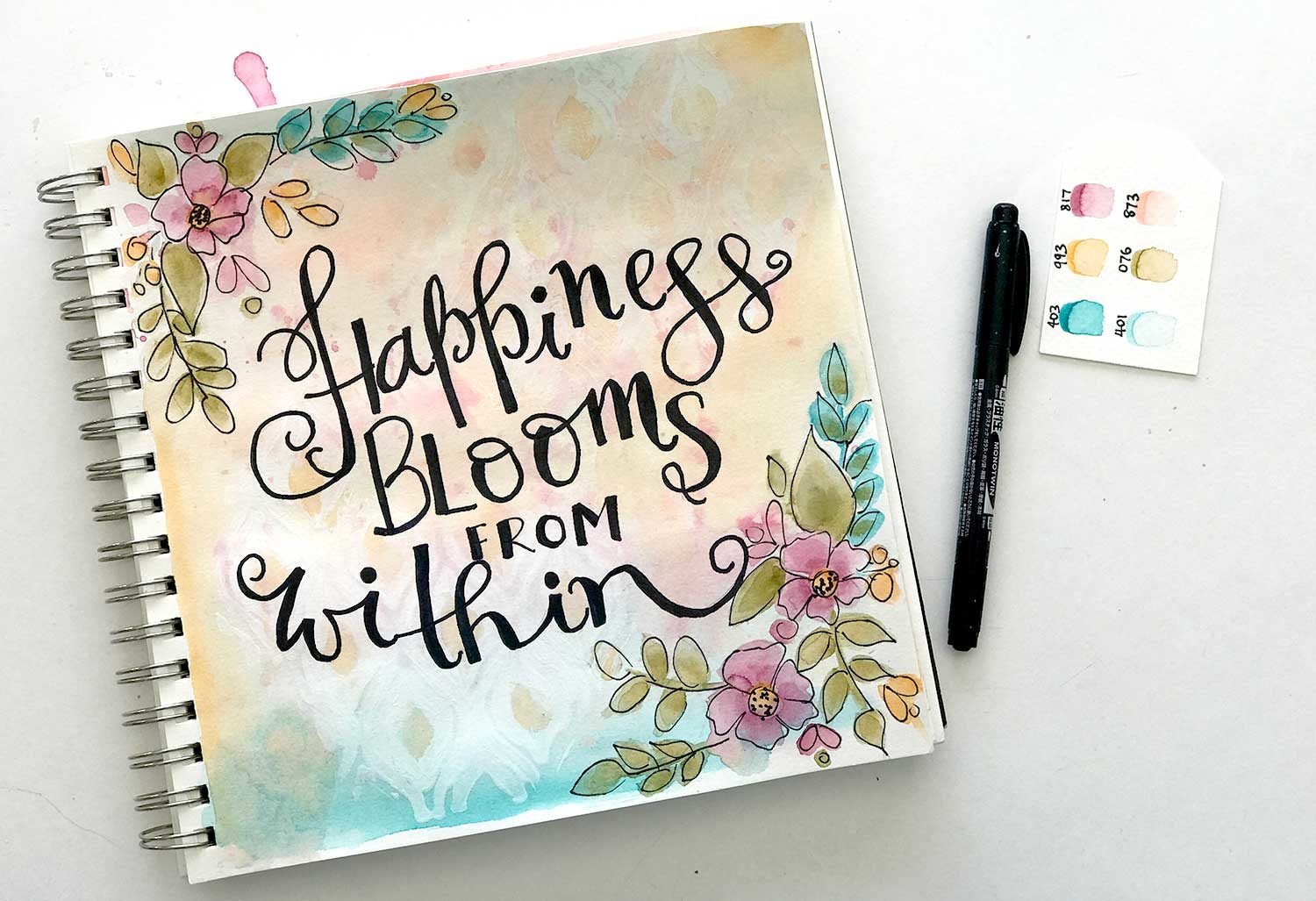 Start Art Journaling! A step-by-step tutorial!