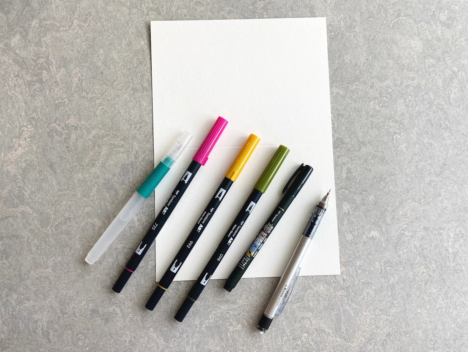 Mother's Day Card Tutorial Using Dual Brush Pens - Tombow USA Blog